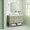 James Martin Vanities 48'' Single Vanity, Whitewashed Oak w/ 3 CM Arctic Fall Solid Surface Top 330-V48-WWO-3AF - alternate 3